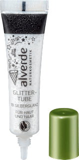 Glittertube Natürlich Bunt 10 Silberglanz alverde NATURKOSMETIK