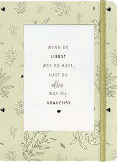 Foto Notizbuch Grün, 1 St