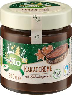 Kakaocreme mit Lebkuchengewürz dmBio