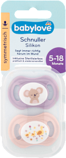 Smoczek uspokajający silikonowy symetryczny 5-18 m babylove