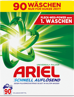 Vollwaschmittel Universal + Pulver  ARIEL