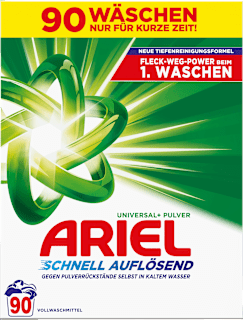 Vollwaschmittel Universal + Pulver  ARIEL