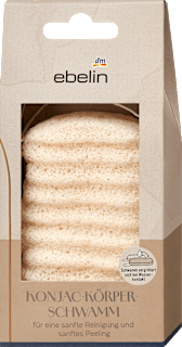 Körperschwamm Konjac Beauty Eve Routine  ebelin