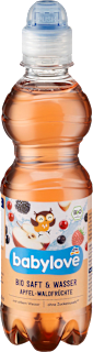 Saft Bio Apfel-Waldfrüchte mit stillem Wasser babylove