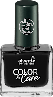 Lak za nohte Color & Care, 130 Deep Black alverde NATURKOSMETIK