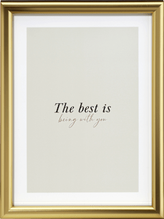 Bilderrahmen Easy Gold 13x18 cm  Paradies