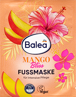 Mango Bliss maska za stopala Balea