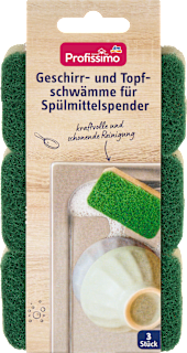 Geschirr- und Topfschwämme für Spülmittelspender Profissimo