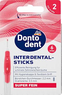 mezizubní kartáčky super jemné vel. 2 Dontodent