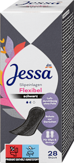 Slipeinlagen Flexibel Schwarz Jessa