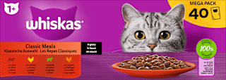 Nassfutter Katze 1+ Klassische Auswahl Mega Pack Whiskas