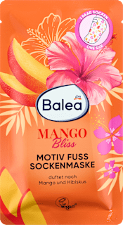 Fußmaske Socken Motiv Mango Bliss (1 Paar) Balea