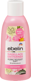 Körömlakklemosó acetonmentes, virágillattal ebelin