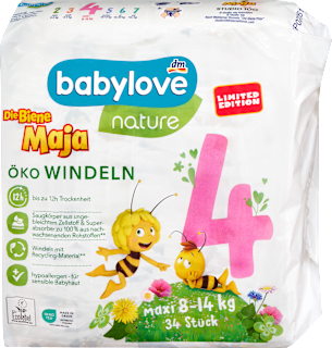 Plenice maxi 4, 8-14 kg babylove nature
