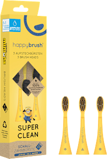 Aufsteckbürsten Kinder Super Clean Minions happybrush