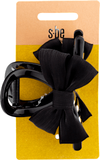 Mollettone nero con fiocco s-he stylecollection