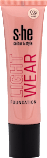make-up Light Wear Foundation 191/002 warm sand s-he colour&style
