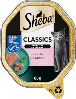 Nassfutter Katze Classics  Pastete mit Lachs Sheba
