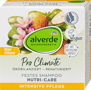 Твърд шампоан за коса Nutri-Care Pro Climate alverde NATURKOSMETIK