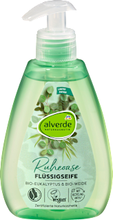Ruheoase tekuté mýdlo bio Eukalyptus a bio Vrba alverde NATURKOSMETIK