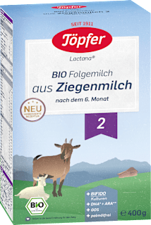 Folgemilch 2  Ziegenmilch nach dem 6. Monat Töpfer