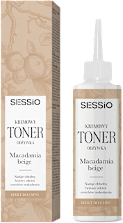 Kremowy toner-odżywka do włosów Macadamia Beige SESSIO
