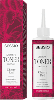 Kremowy toner-odżywka do włosów Cherry Red SESSIO