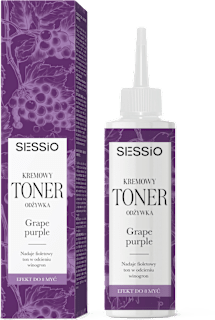 Kremowy toner-odżywka do włosów Grape Purple SESSIO