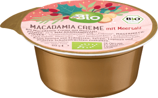 Macadamia Creme mit Meersalz dmBio