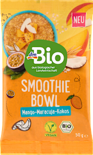 Smoothie bowl mango, cocco e maracuja dmBio