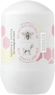 Bees&Goats deo roll-on – med i kozje mlijeko Biobaza