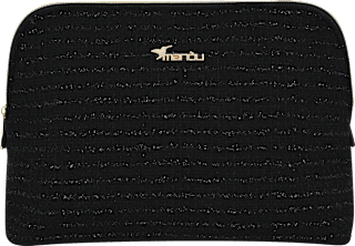 Kulturbeutel schwarz Glitzer Soapland