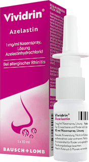 Vividrin Azelastin 1 mg/ml Nasenspray, Lösung Azelastinhydrochlorid Vividrin