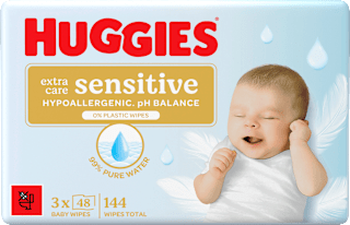 Feuchttücher extra care sensitive (3x48 St) Huggies