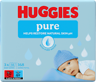 Feuchttücher Pure (3x56 St) Huggies