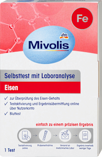 Selbsttest mit Laboranalyse Eisen, 1 Anwendung Mivolis