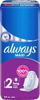 Maxi-Binden Long mit Flügeln always