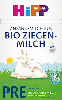 Anfangsmilch Pre aus Ziegenmilch von Geburt an HiPP