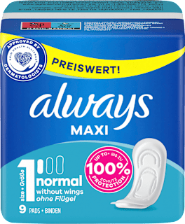 Maxi-Binden Normal always