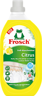 Vollwaschmittel Flüssig Citrus Flasche  Frosch