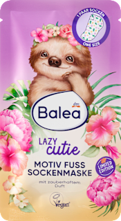 Maska do stóp w skarpetkach Lazy Cutie Balea
