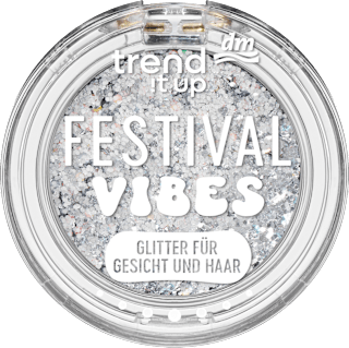Glitter Topper Festival Vibes 010 Silber, 1 g