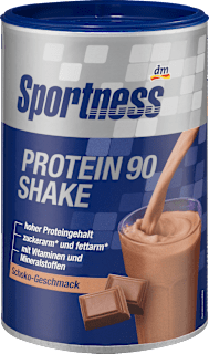 Preparato per shake proteico gusto cioccolato Sportness