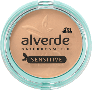 Sensitive matirajući puder – 20 Medium Beige alverde NATURKOSMETIK