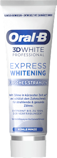 Zahnpasta 3D White Professional Express Whitening frisches Strahlen Oral-B