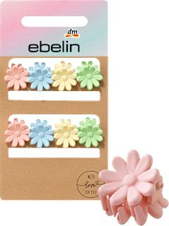 Haarspangen klein Blumenform ebelin