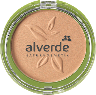 Bronzer do policzków Mattifying Bronzing Powder 02 alverde NATURKOSMETIK