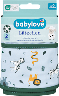 Lätzchen blau/grün babylove