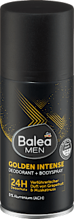 GOLDEN INTENSE dezodorans i sprej za telo Balea MEN