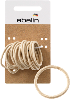 Haargummis klein/dünn blond ebelin
